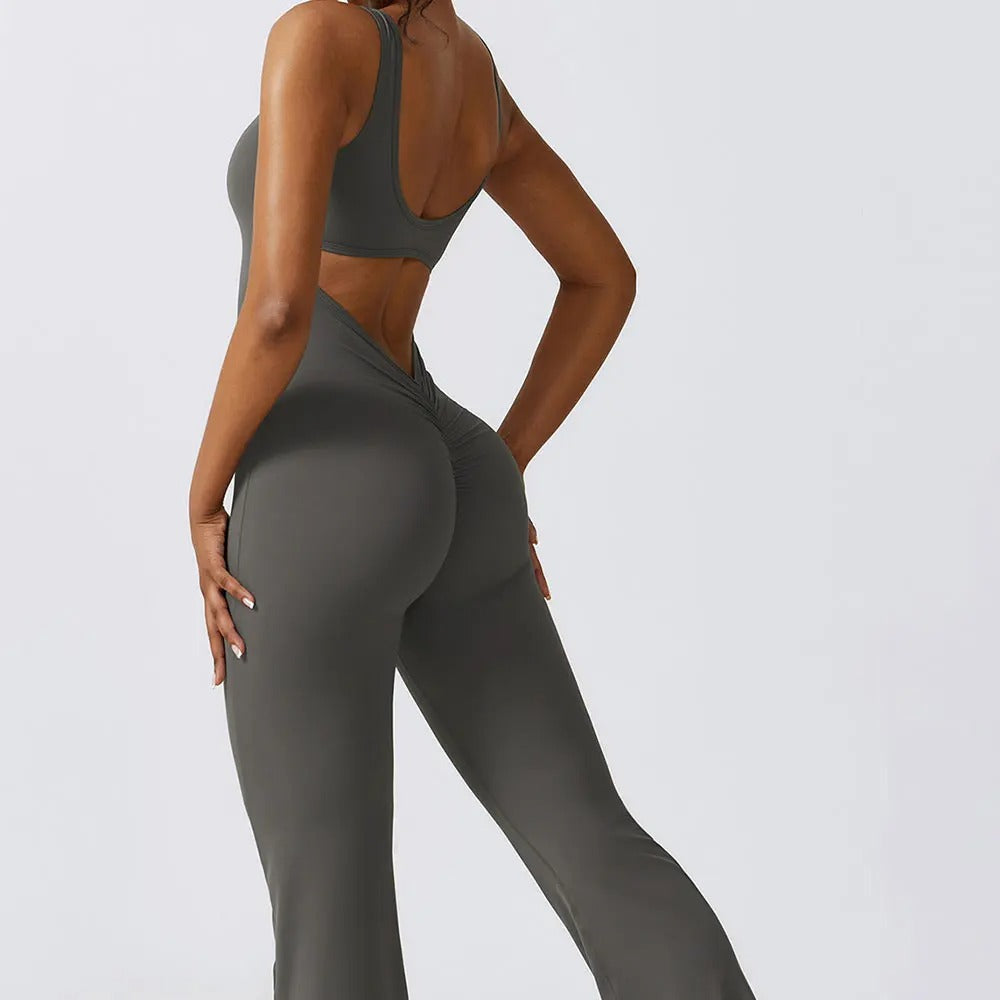 Sculpt Flare Jumpsuit
