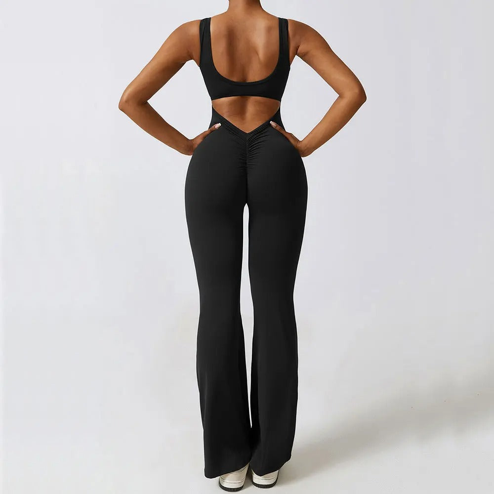 Sculpt Flare Jumpsuit