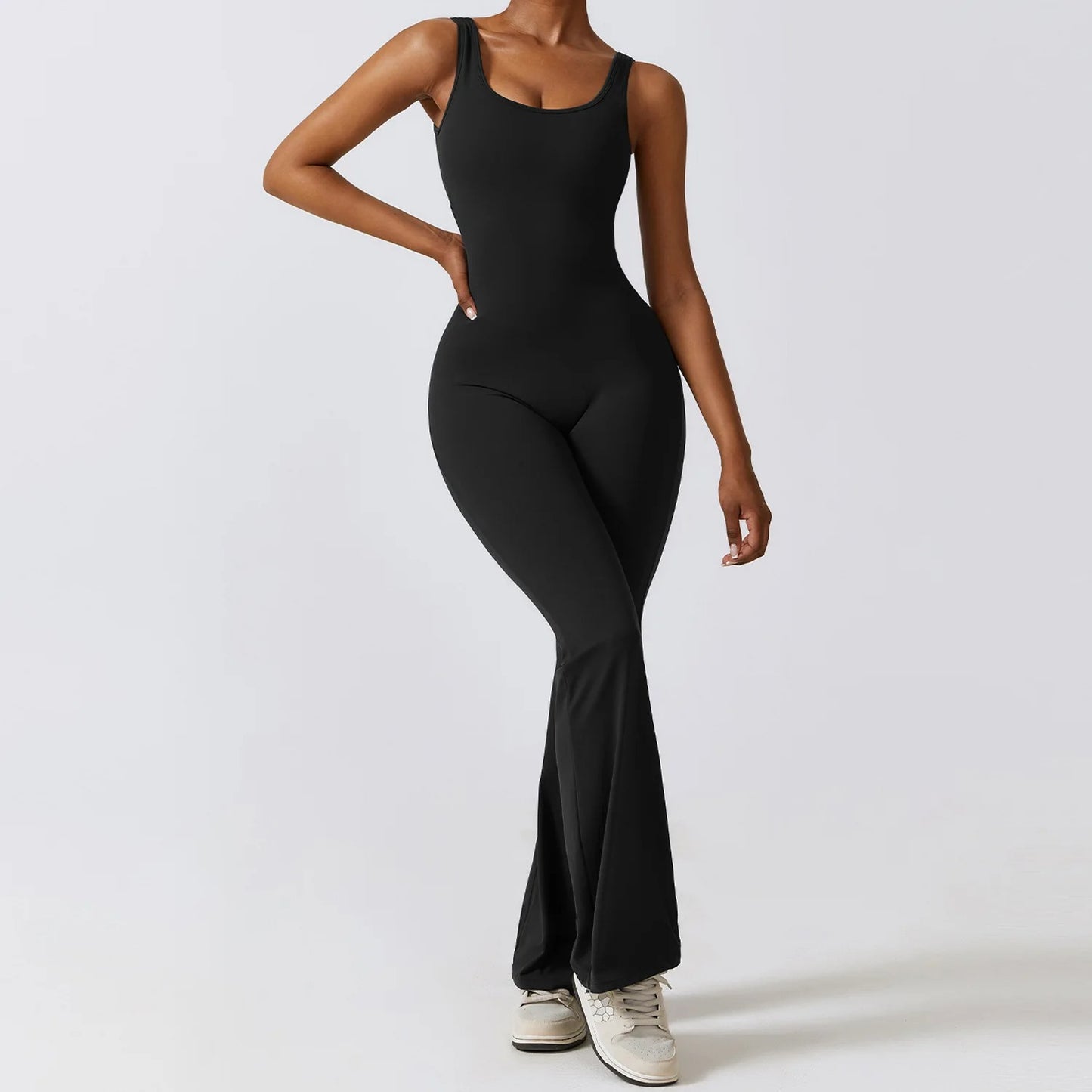 Sculpt Flare Jumpsuit