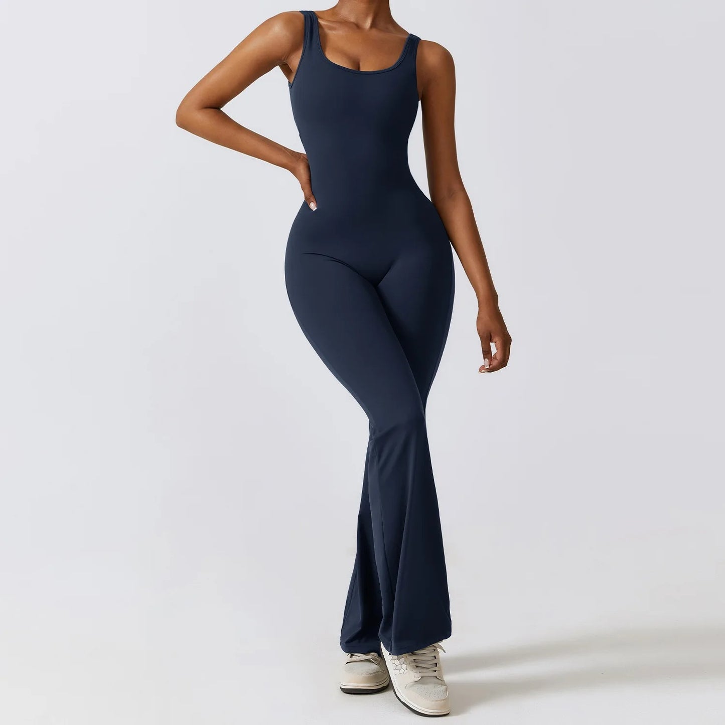 Sculpt Flare Jumpsuit