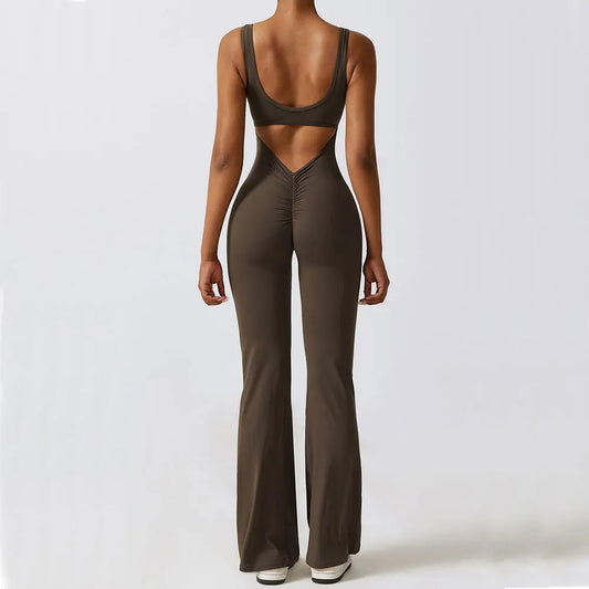 Sculpt Flare Jumpsuit